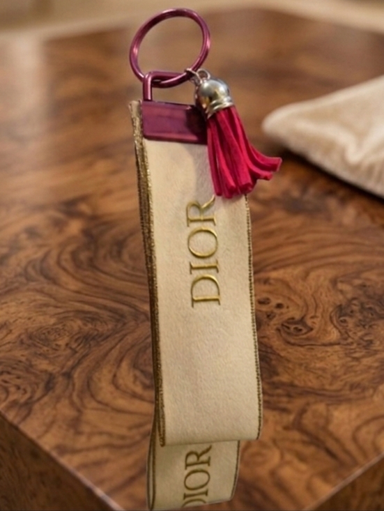 Dior Accessories - Handmade Dior Ribbon Keychain